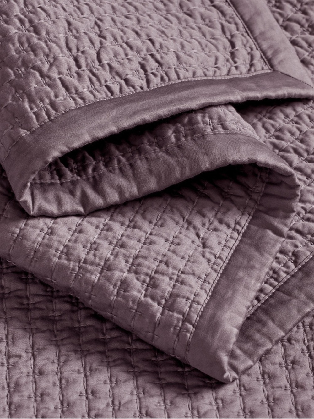 Boll & Branch Signature Textured Stitch in Plum. Luxury! NWT! Twin/Twin XL